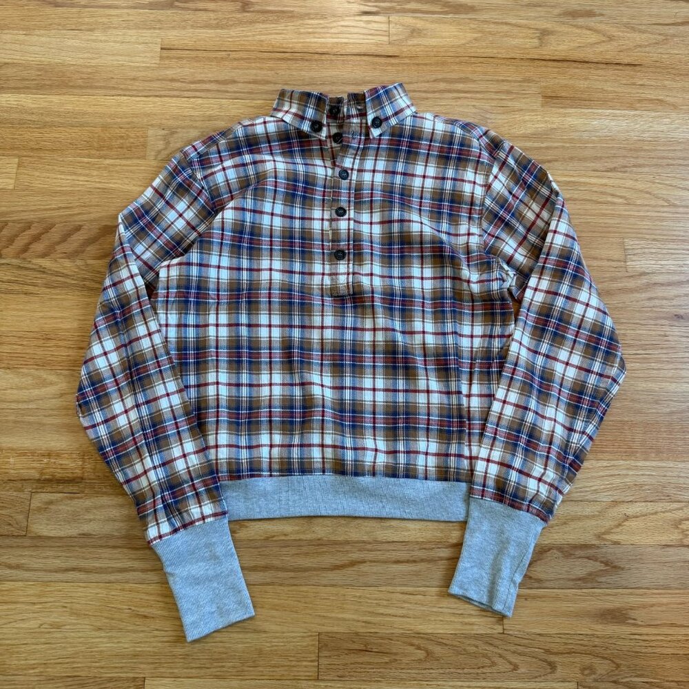 RTH Flannel Popover Shirt Medium